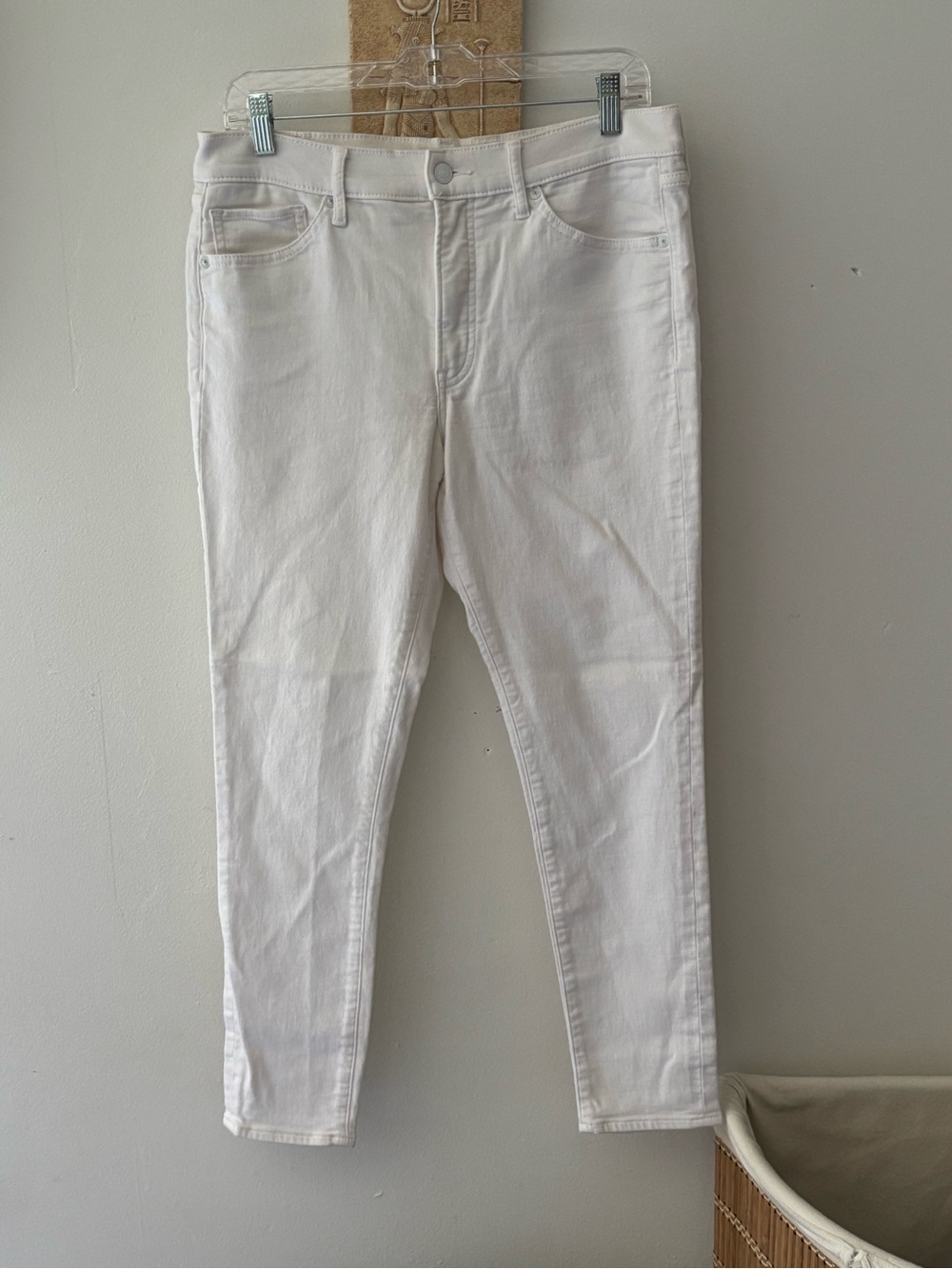 Express Skinny Mid Rise Cotton Stretch Jeans - Picture 3 of 9